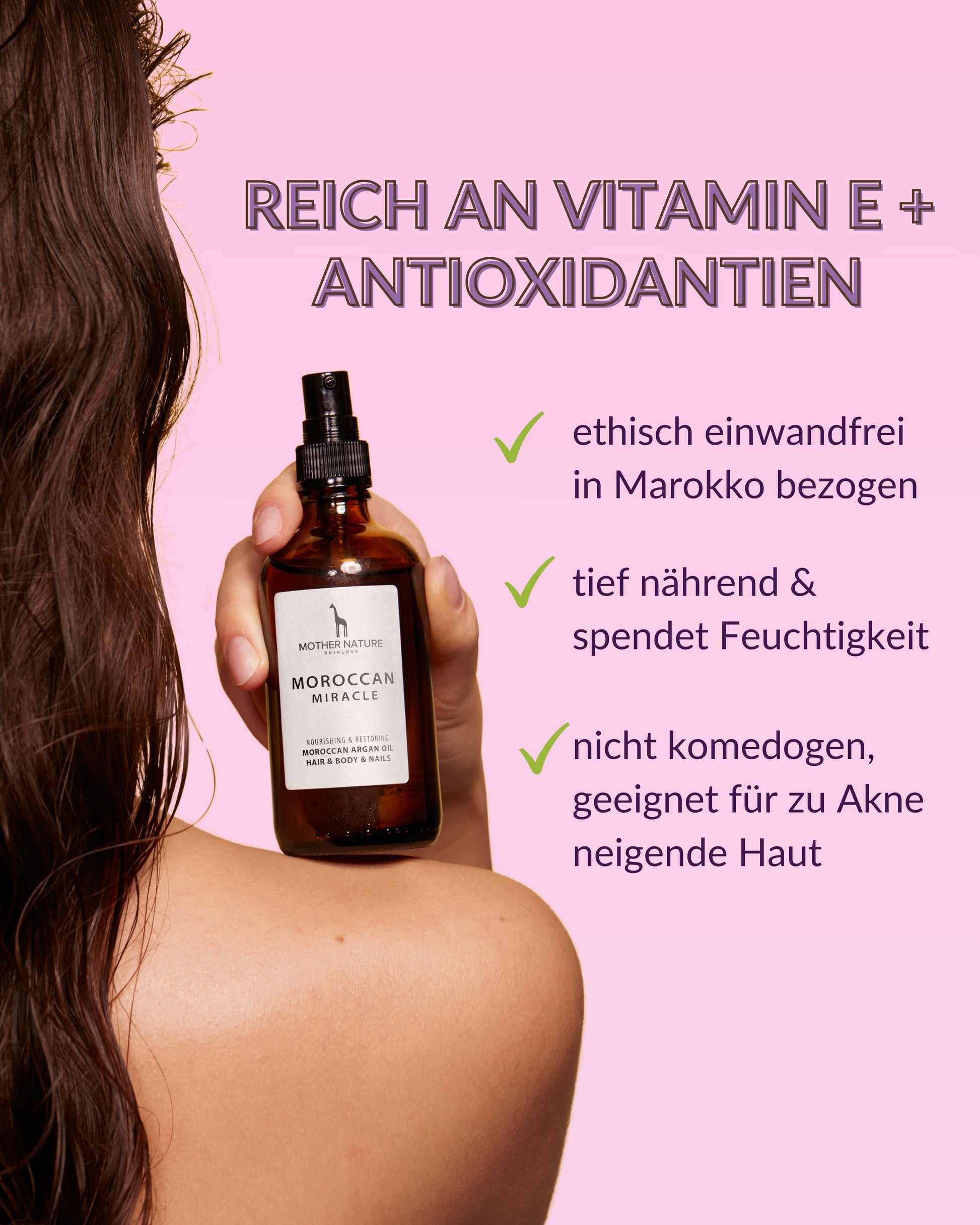 Aceite de argán Mother Nature: cuidado del cabello, piel y uñas – Mother  Nature Cosmetics
